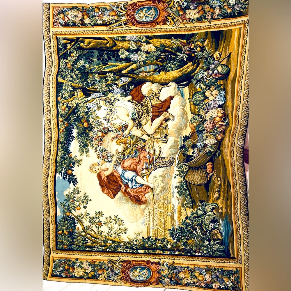 Elegant Tapestry Wall Art with Rich Colors will take reasonable offers